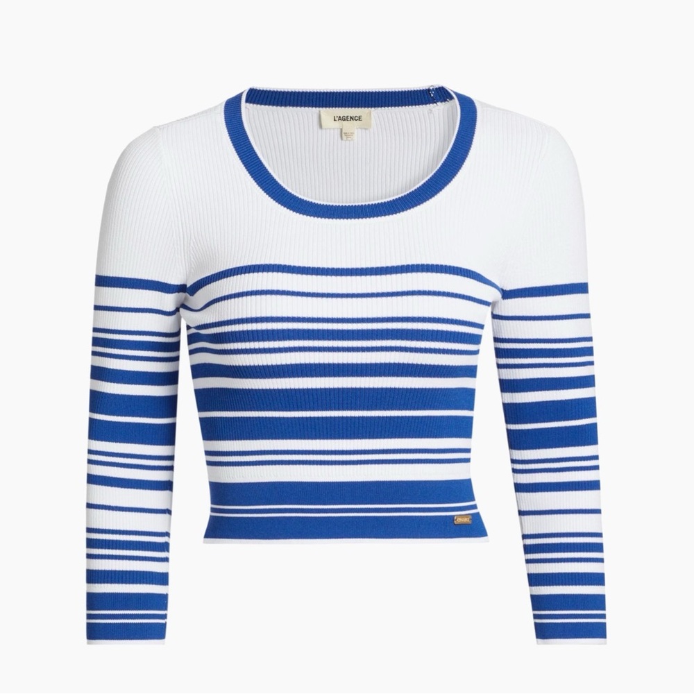 L'AGENCE Women's Yukio Cropped Pullover